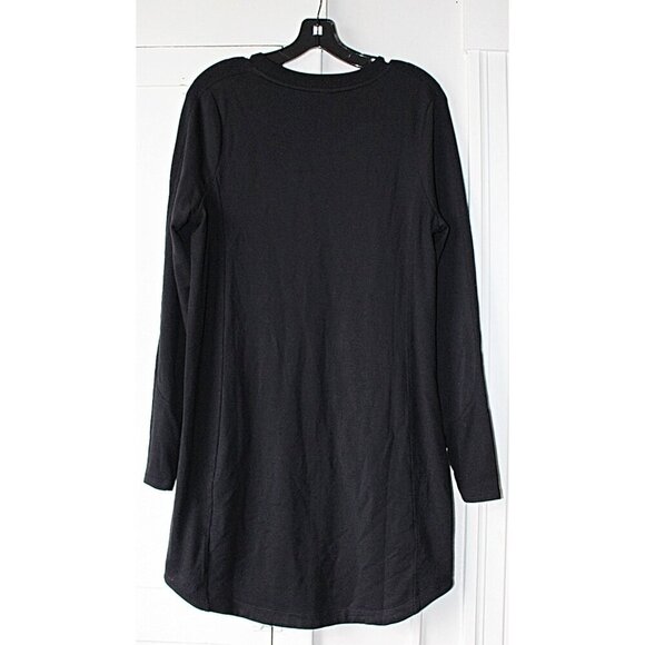 Athleta - Balance Sweatshirt Dress in Black, size Medium. Style 599867. - Picture 4 of 13
